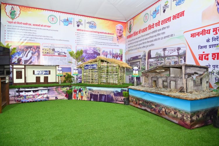 *जगरगुंडा में 14 साल बाद फिर हुई बोर्ड परीक्षा..हेलीकॉप्टर से भेजे गए प्रश्नपत्र*