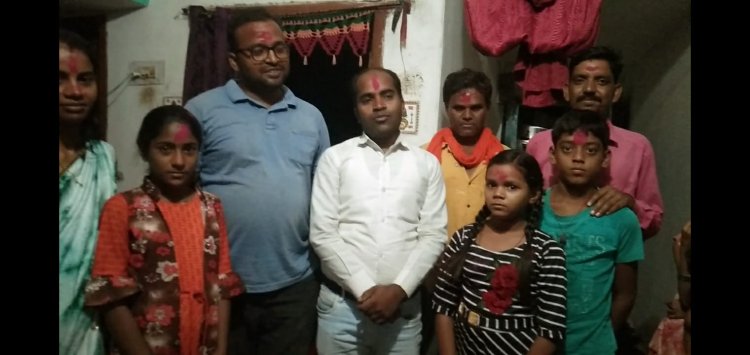 शासकीय स्कूल मांठ से पहली बार एक साथ 3 बच्चो का नवोदय में हुआ चयन