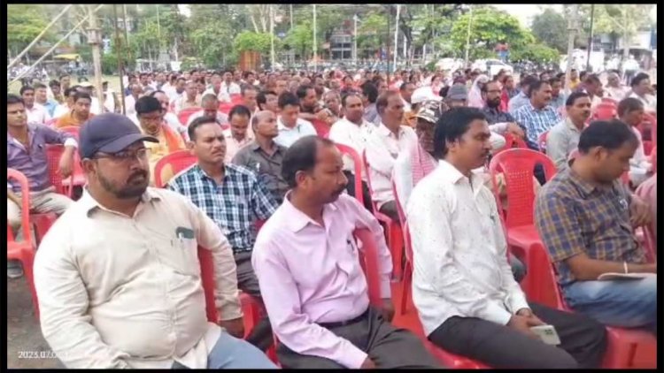  छत्तीसगढ़ कर्मचारी संघ की हड़ताल