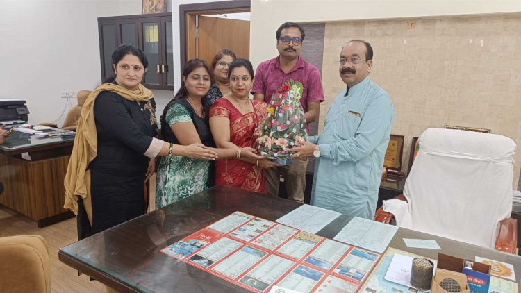 होम्योपैथी रिसर्च एवं डेवलपमेंट एसोसिएशन के चिकित्सकों ने भाजपा प्रदेश अध्यक्ष तथा सांसद महोदय श्री अरुण साव जी से सौजन्य भेट की