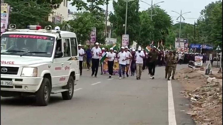 14 अगस्त को जिला मुख्यालय में सद्भावना रैली का आयोजन हुआ