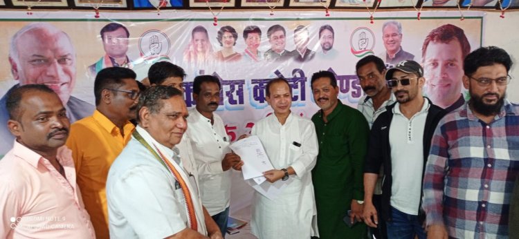 पुर्व मंत्री शंकर सोडी ने आगामी विधानसभा चुनाव 2023 के लिए कोण्डागांव से दावेदारी ठोकी